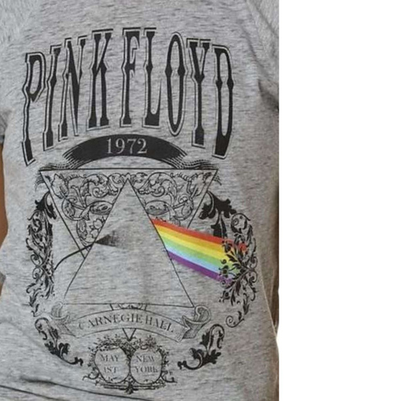 Pink Floyd Carnegie Hall 1972 rock Burnout Official T-shirt S NWT - Picture 2 of 2